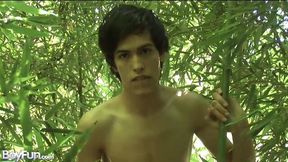 Anibal and Julian Dominika fuck in a secluded spot