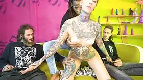 Goth Maid Takes Triple Rough Fuck – Double Penetrated, ATM Humiliation