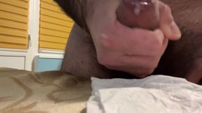 Nice masturbation and spray cum at the end