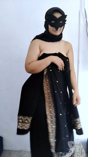 Ustadzah Forbidden Affair: Masked Sex with Stranger As She Afraid Her Husband Will Find Out - Minokiiko