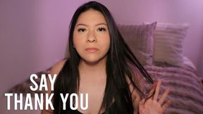 Say Thank You