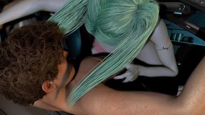 Rebecca Sucking Dick in the Car | Cyberpunk Edgerunners