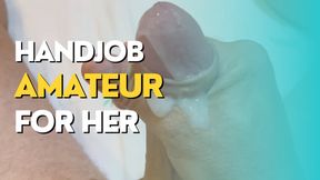 Handjob amateur for her - happy new year