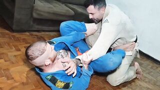 step-father instructs his sonnie to struggle, and gets insane