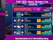 (Gay) Filling in the crack! Fap CEO:Men Stream #7 W/HentaiGayming