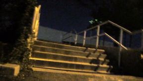 Risky Nighttime Parking Lot Jackoff and Cum