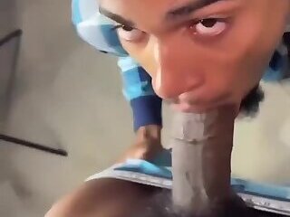 The latest face tatt boy getting fucked in PJs
