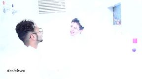 lots of foam in the jacuzzi part 2