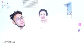 lots of foam in the jacuzzi part 2
