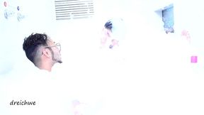 lots of foam in the jacuzzi part 2