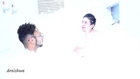 lots of foam in the jacuzzi part 2