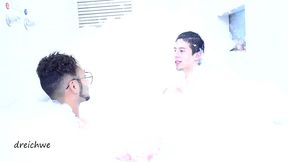 lots of foam in the jacuzzi part 2