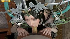 3D Hentai (v42) - the Queen and 2 Body Guard Part 1