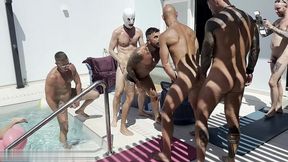 cream team up for maspalomas summer orgy!!!! part 1