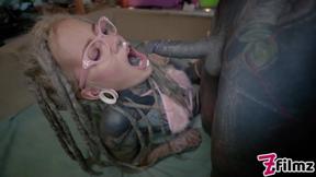 ”Hot dreadlock hippie with glasses getting ANAL screwed - POV, booty to mouth, facial cumshot”