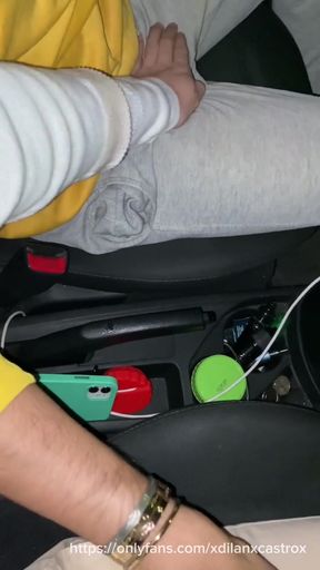 Iconic moment from &quot;cruising stranger uber straight picks up beautiful young college student on the road fucks bareback in&quot;