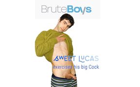 Sweet Lucas Exercises His Big Cock