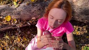 I met a strange girl in the woods and fucked her!