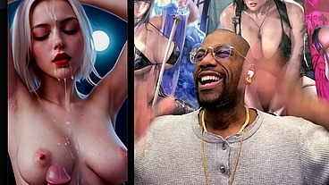 Tight Big Breast Teen Girl Gets Her Body Cum Covered, AI Generated