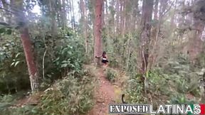 Hiddencams - Me fucking my neighbor's mature lady in the forest - Alexa Lewis
