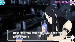 Adorable girl gives a deepthroat BJ