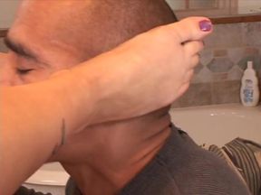 Older guy eating young pussy and asshole