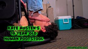 Kate Austen's 19 year old Human Footstool!