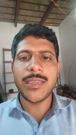 Handsome man asking for visiting profile for unique video&#039;s.