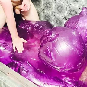 Short: Fucking purple inflatable HongYi water doll