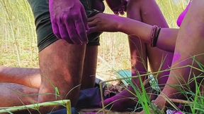 Celebrated Holi with the Stepsister, and the Stepbrother Fucked Her.