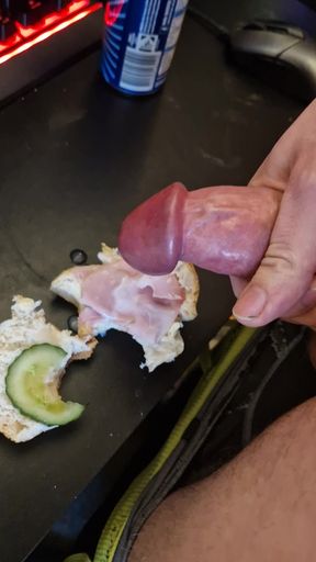 I jerk off on my bread and eat it!
