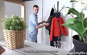 Make him cuckold, fuck in front of duct-taped bf