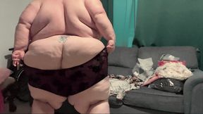 Fatter than Ever Lingerie & Clothing Try-On Part 1 HD