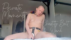 Chastity Belt Wank - with subtitles