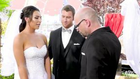 ”T-girl wifey enjoys the honeymoon”