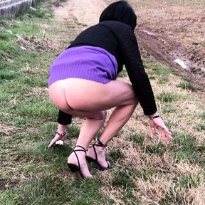 a sissy lady in the countryside