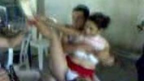 Fantastic latina girlfriend rides me with some acrobatic skills