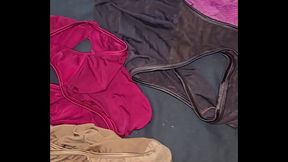 Pre Cum On Wife Pussy Stain Panties