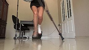 walk to the office with an injured leg m