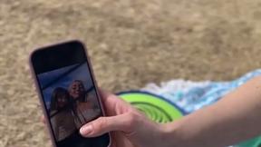 Frisbee Fun In Phoenix With Chloe Temple And Megan Marx