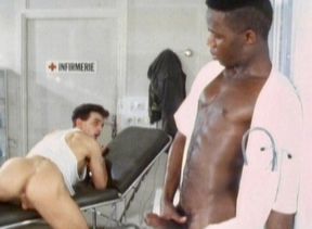 Vintage French: Ass inspection in the Military Service