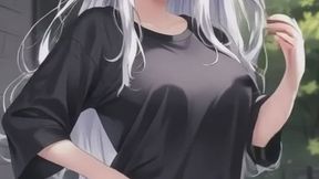 AI 3D SEQUENCE CLIP GIRL 24 - ANIME STREET