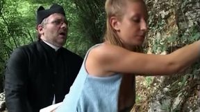 Blonde MILF Stretched Wide in Outdoor Hardcore Adventure