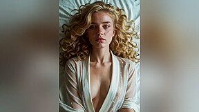 Warm golden light spills across my bare skin as I arch back, robe open—let me show you how to break every rule in the book.
