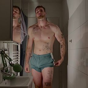 Hot German body but small cock