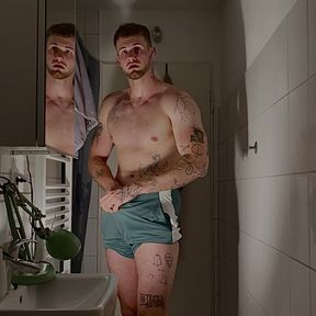 Hot German body but small cock