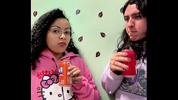 Burping Contest Drinking Soda Lesbian Gassy Couple