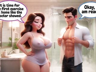 The Intimate Home Exercises Solve the Young Chap S Tight Skin Issue in a Very Passionate Each day Way (ai Generated)