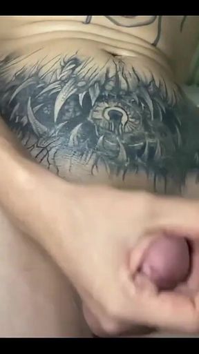 Skinny Tattooed Guy Cums Loads I Cum so Much. I Get so Much Milk Out of Myself That I Have Nothing Left. Happy Halloween