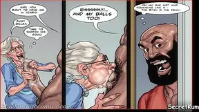 Granny Shows Her True Colors Teaching Hentai MILF Art with Extreme Passion